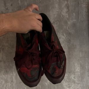 AS IS VALENTINO GARAVANI Rockrunner Camouflage Sneakers
